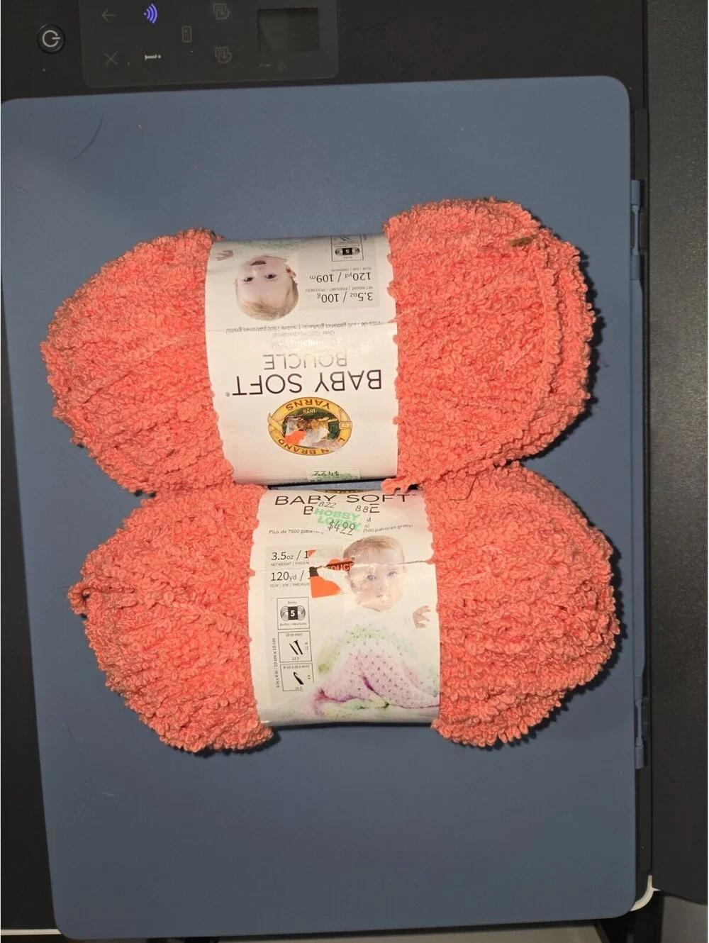 Lion Brand Baby Soft Boucle Yarn 